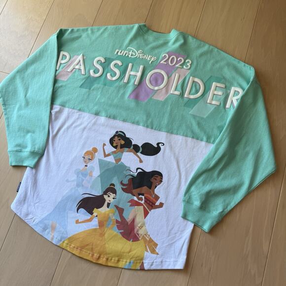 Disney Parks RunDisney Passholder Spirit Jersey Small Multicolor Princess - Picture 9 of 10